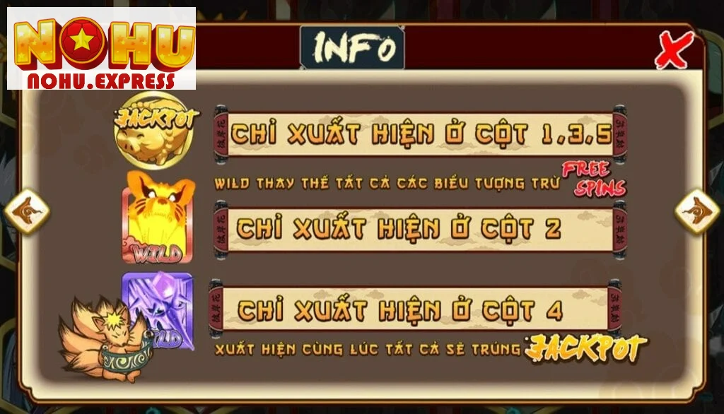 Nohu Naruto – Vòng quay kịch tính, phần thưởng bùng nổ